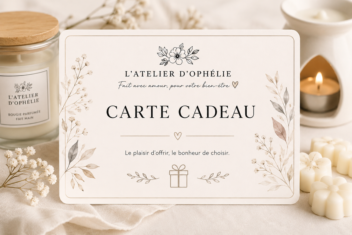 🎁 Carte cadeau L’Atelier d’Ophélie